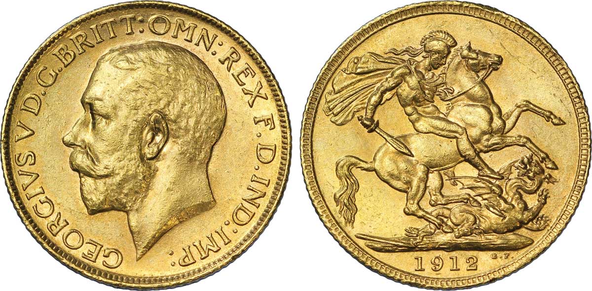 George V Sovereign 1912